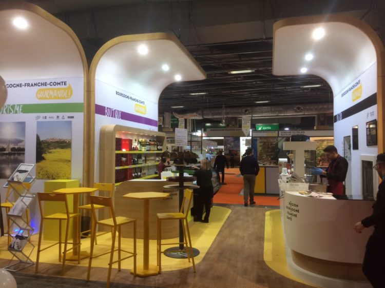 Stand Bourgogne Franche Comté salon agriculture
